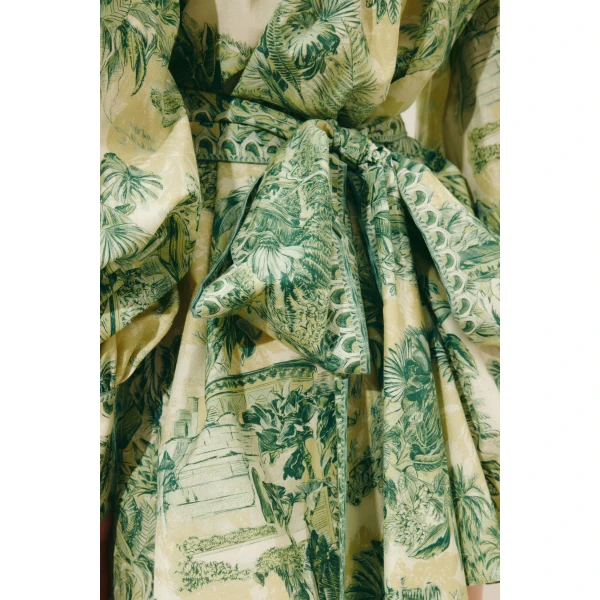 Alemais Sara Mini Dress  Sustainable Dresses with Alemais print - Coveti Australian Designer