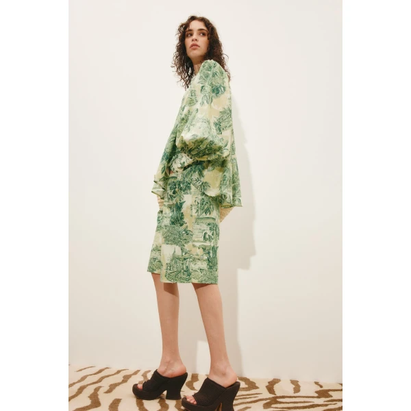 Alemais Sara Short  Sustainable Shorts with Alemais print - Coveti Australian Designer