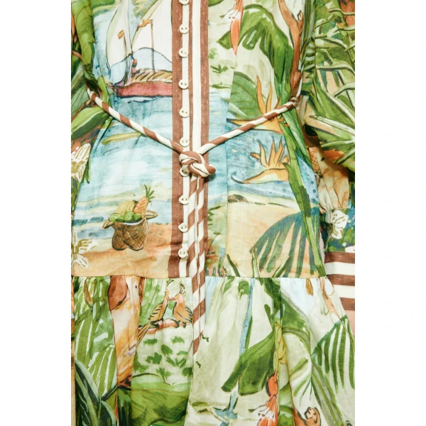 Alemais Toucan Tango Mini Dress  Sustainable Dresses with Alemais print - Coveti Australian Designer