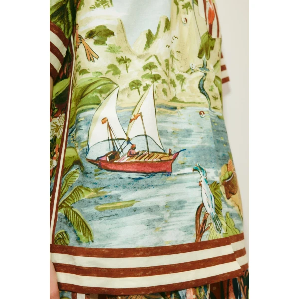 Alemais Toucan Tango Short  Sustainable Shorts with Alemais print - Coveti Australian Designer