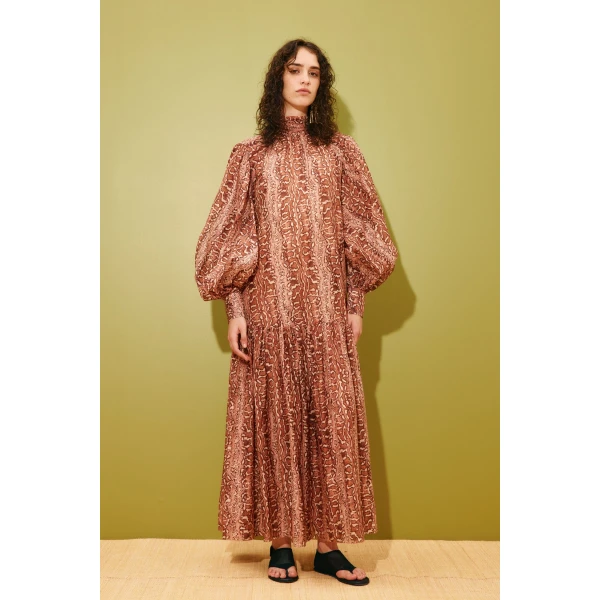 Alemais Varna Gown  Sustainable Dresses with Alemais print - Coveti Australian Designer