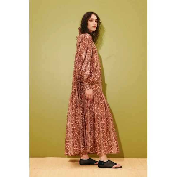 Alemais Varna Gown  Sustainable Dresses with Alemais print - Coveti Australian Designer