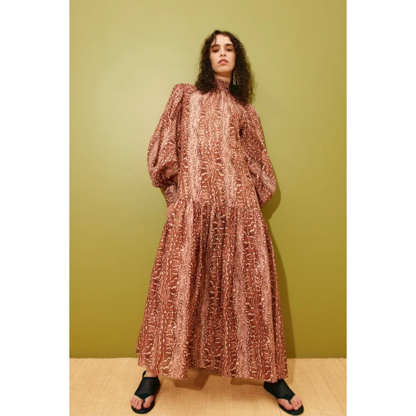 Alemais Varna Gown  Sustainable Dresses with Alemais print - Coveti Australian Designer