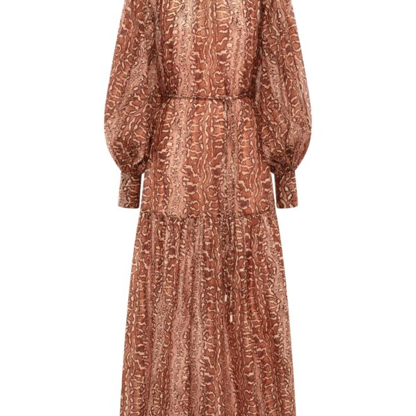 Alemais Varna Gown  Sustainable Dresses with Alemais print - Coveti Australian Designer