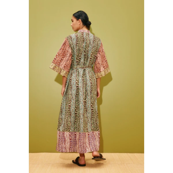 Alemais Varna Midi Dress  Sustainable Dresses with Alemais print - Coveti Australian Designer