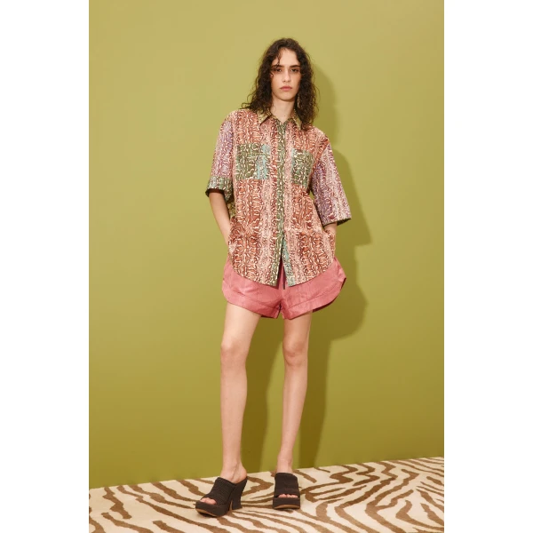 Alemais Varna Shirt  Sustainable Tops with Alemais print - Coveti Australian Designer