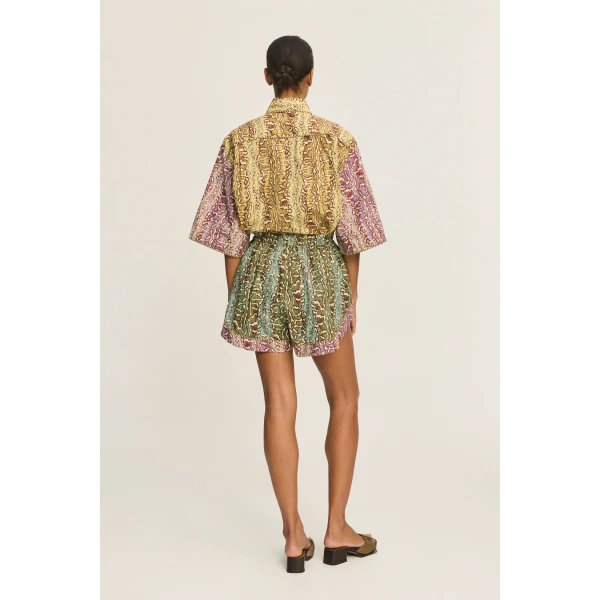 Alemais Varna Short  Sustainable Shorts with Alemais print - Coveti Australian Designer