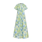 Oscar de la Renta Allium Cotton Poplin Caftan - Oscar de la Renta Dresses - American Couture - Shop at Coveti