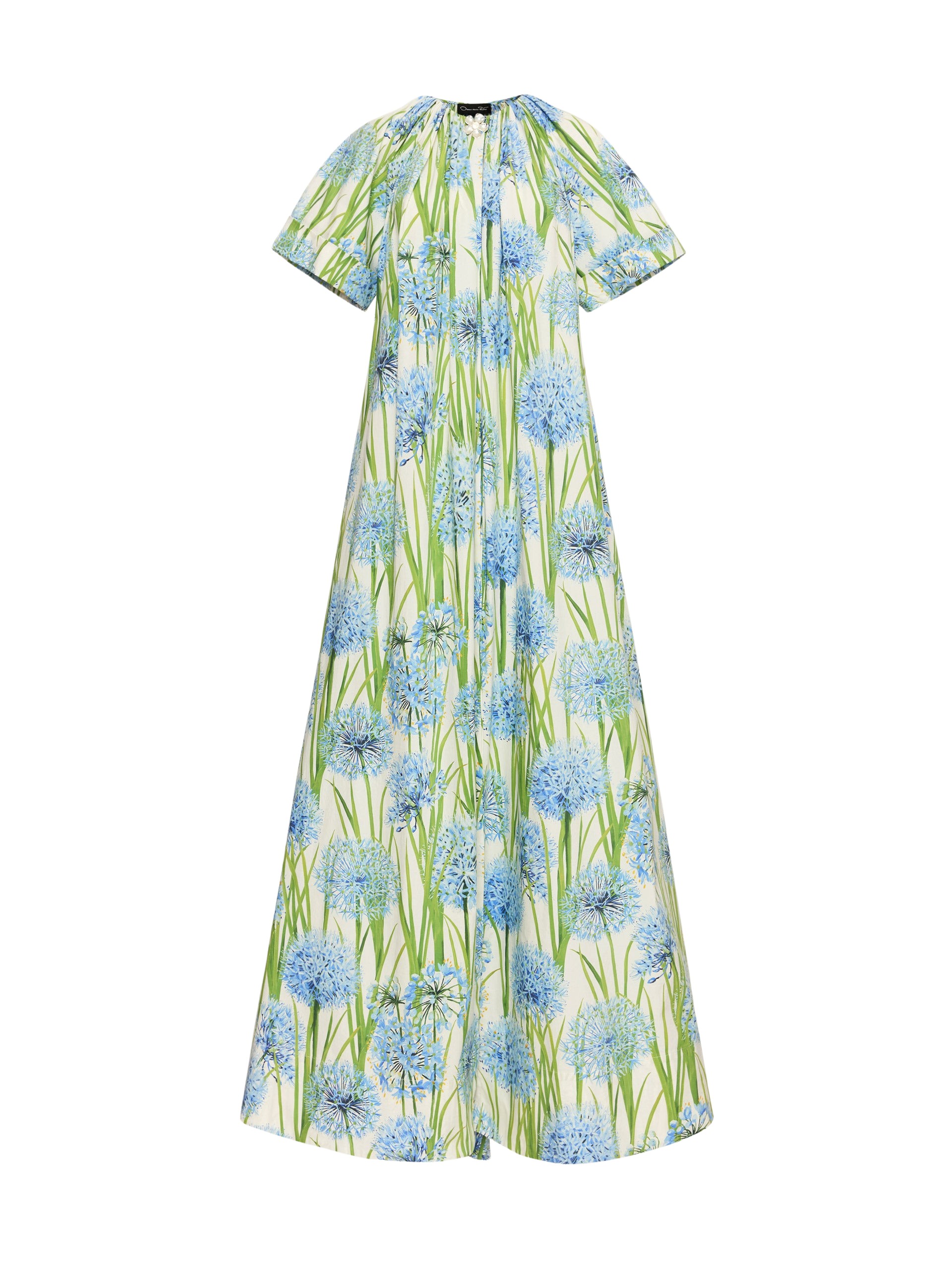 Oscar de la Renta Allium Cotton Poplin Caftan Dress