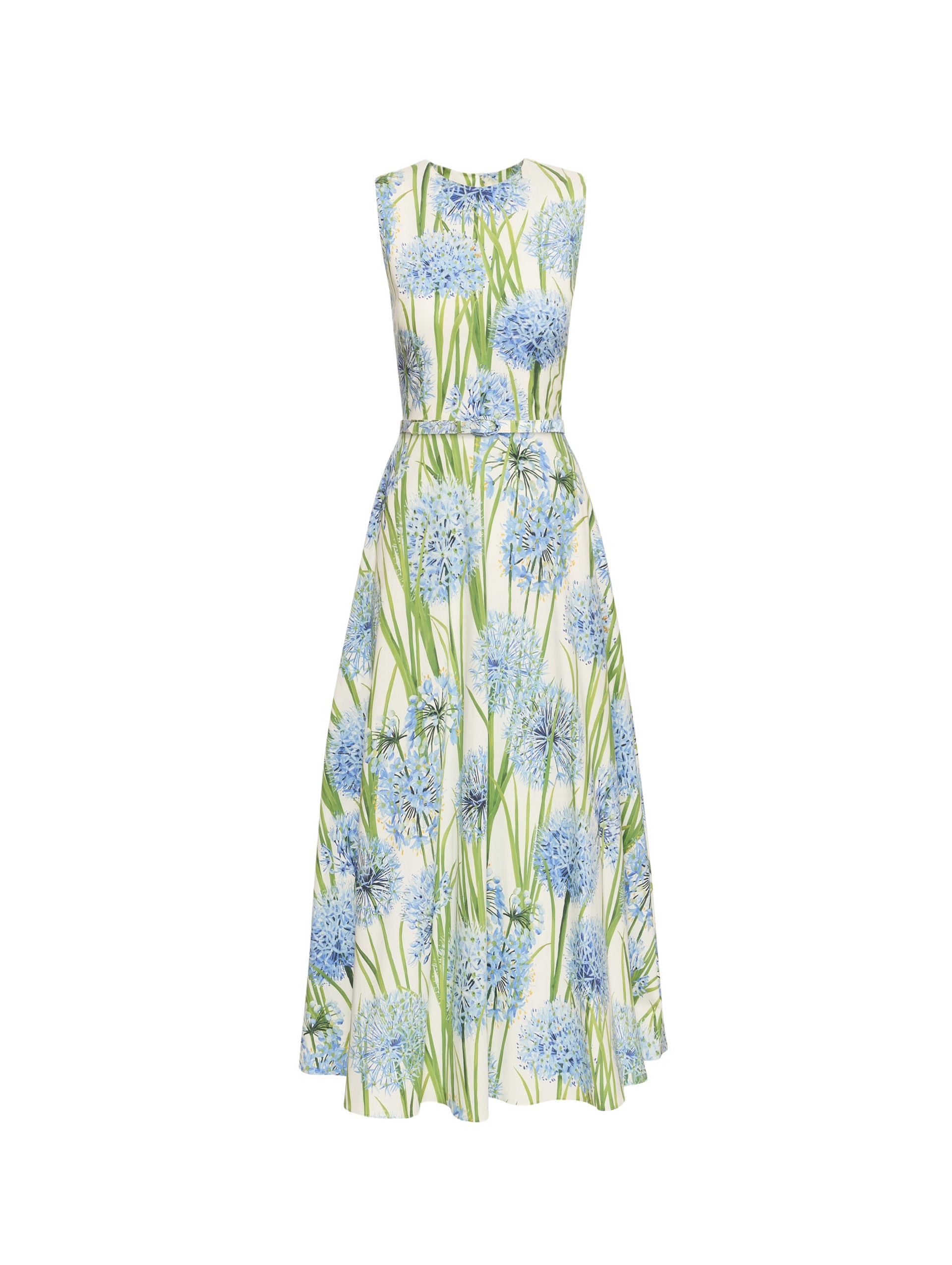 Oscar de la Renta Allium Cotton Poplin Dress
