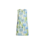 Oscar de la Renta Allium Cotton Poplin Sleeveless Shift Dress - Oscar de la Renta Dresses - American Couture - Shop at Coveti