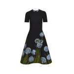 Oscar de la Renta Allium Jacquard Knit Dress - Oscar de la Renta Dresses - American Couture - Shop at Coveti
