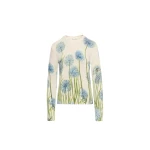 Oscar de la Renta Allium Printed Pullover - Oscar de la Renta Knitwear - American Couture - Shop at Coveti