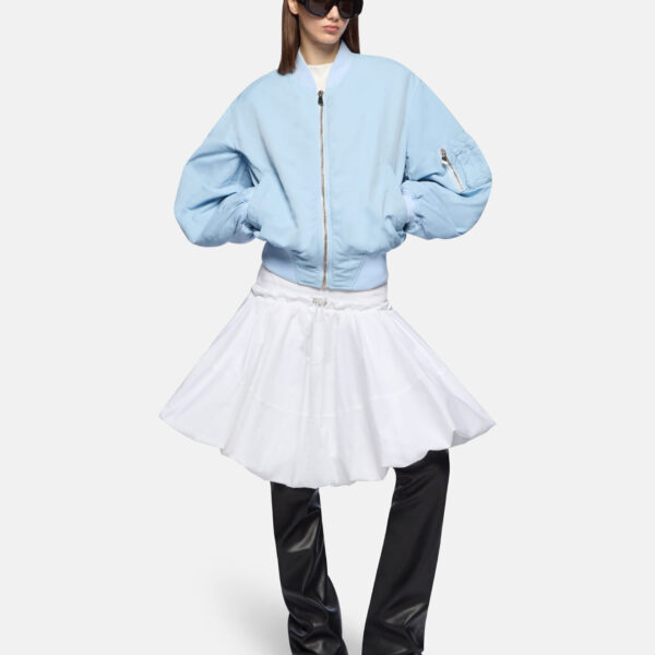 The Attico 'Anja'' Baby Blue Bomber - The Attico Jackets - Designed by Gilda Ambrosio & Giorgia Tordini - Shop at Coveti