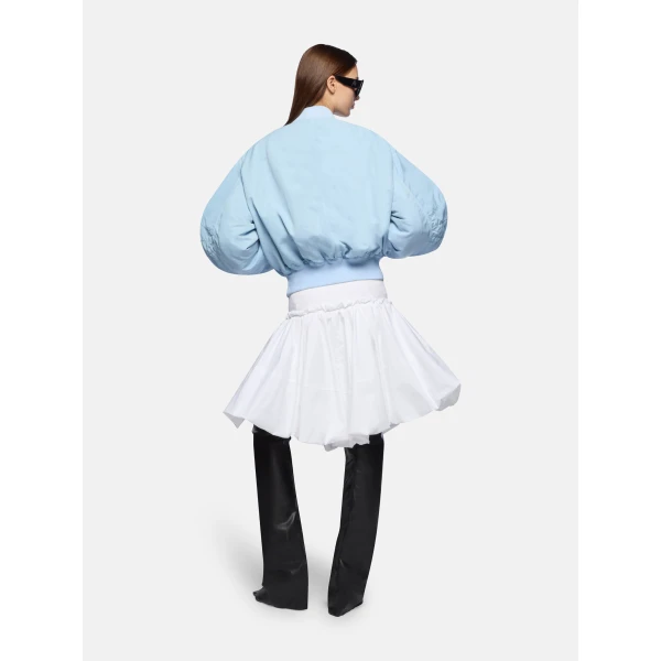 The Attico ‘Anja” Baby Blue Bomber Jacket, view 3