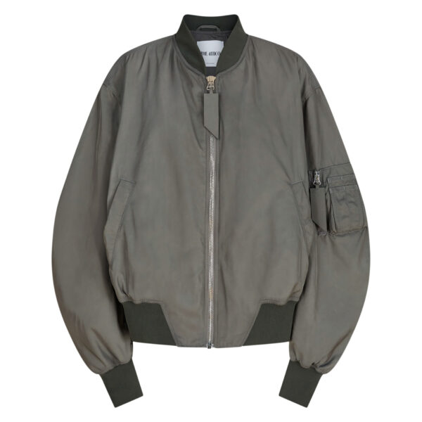 The Attico 'Anja'' Grey Bomber - The Attico Jackets - Designed by Gilda Ambrosio & Giorgia Tordini - Shop at Coveti