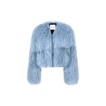 The Attico Baby Blue Bomber - The Attico Jackets - Designed by Gilda Ambrosio & Giorgia Tordini - Shop at Coveti