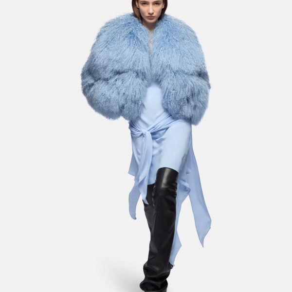 The Attico Baby Blue Bomber - The Attico Jackets - Designed by Gilda Ambrosio & Giorgia Tordini - Shop at Coveti
