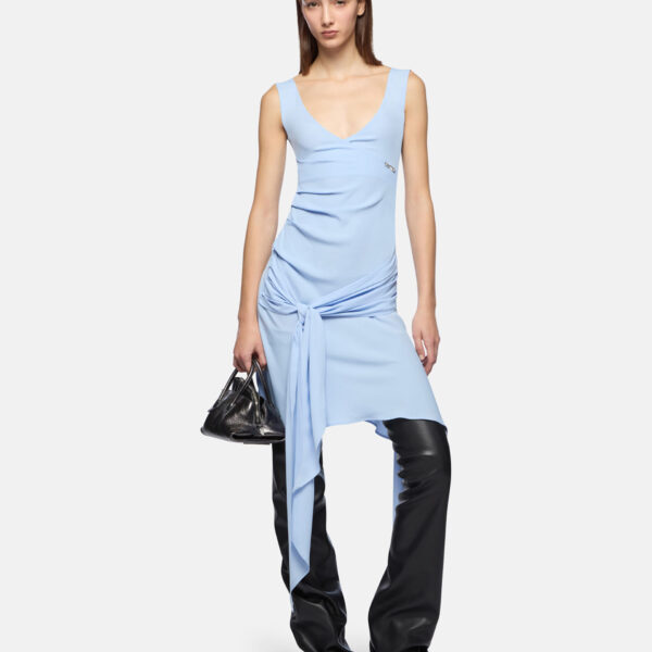 The Attico Baby Blue Mini Dress - The Attico Dresses - Designed by Gilda Ambrosio & Giorgia Tordini - Shop at Coveti