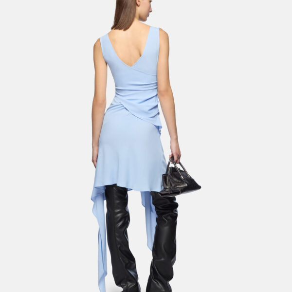 The Attico Baby Blue Mini Dress - The Attico Dresses - Designed by Gilda Ambrosio & Giorgia Tordini - Shop at Coveti