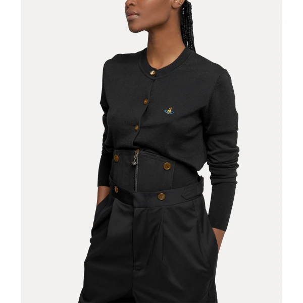 Vivienne Westwood Bea Cardigan - Vivienne Westwood Knitwear - Punk Luxury - Shop at Coveti