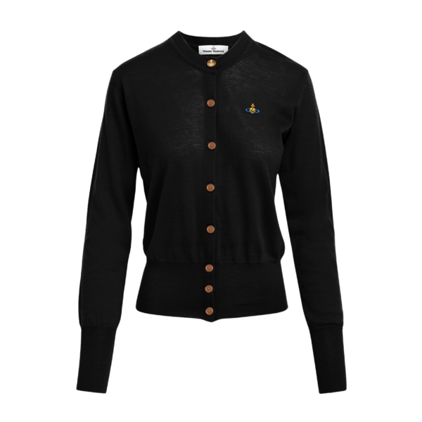 Vivienne Westwood Bea Cardigan - Vivienne Westwood Knitwear - Punk Luxury - Shop at Coveti