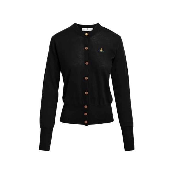 Vivienne Westwood Bea Cardigan - Vivienne Westwood Knitwear - Punk Luxury - Shop at Coveti