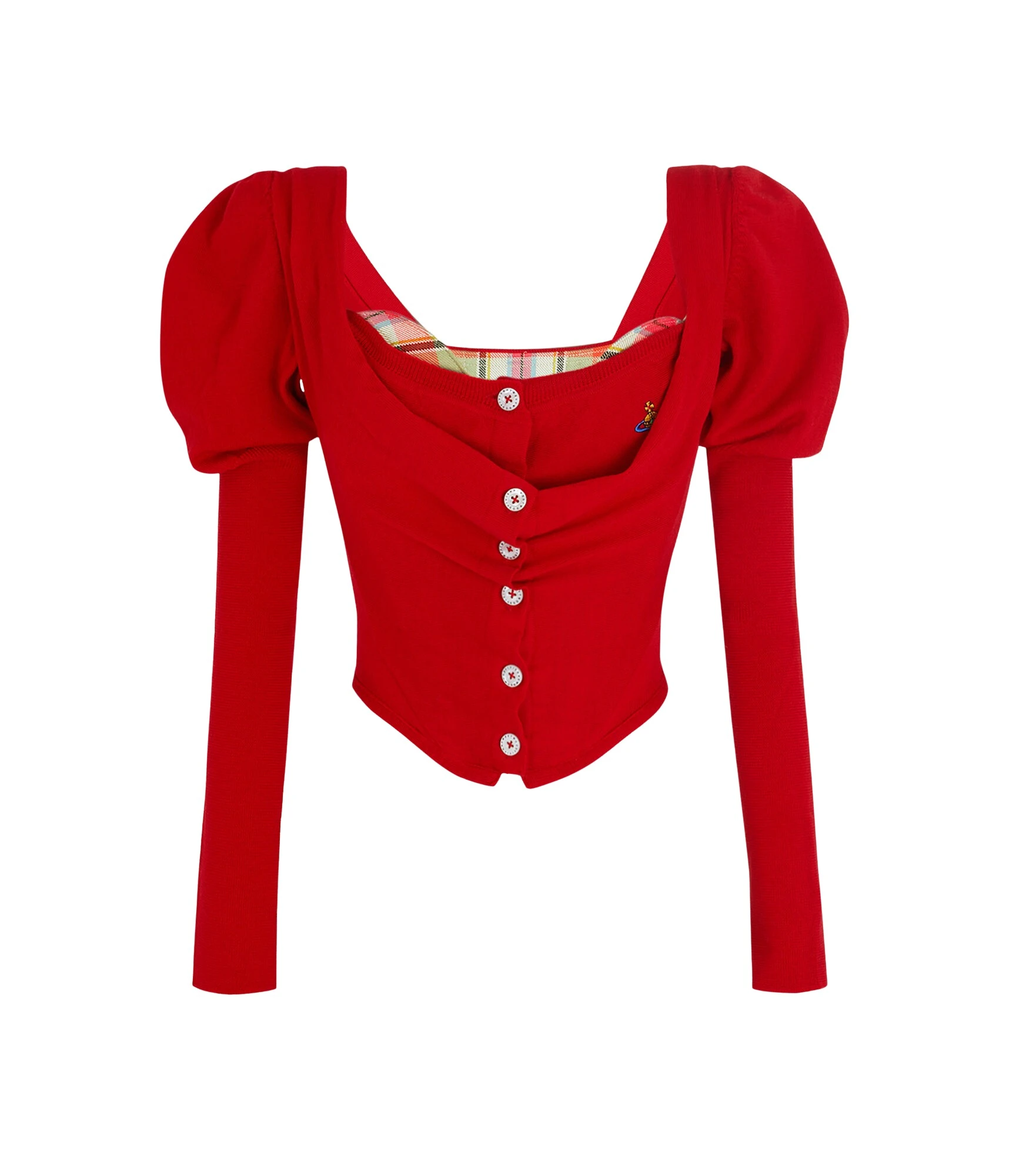 Bea-Corset-Cardigan-Vivienne-Westwood-Knitwear-1389713_nobg Vivienne Westwood Bea Corset Cardigan - Vivienne Westwood Knitwear - Punk Luxury - Shop at Coveti