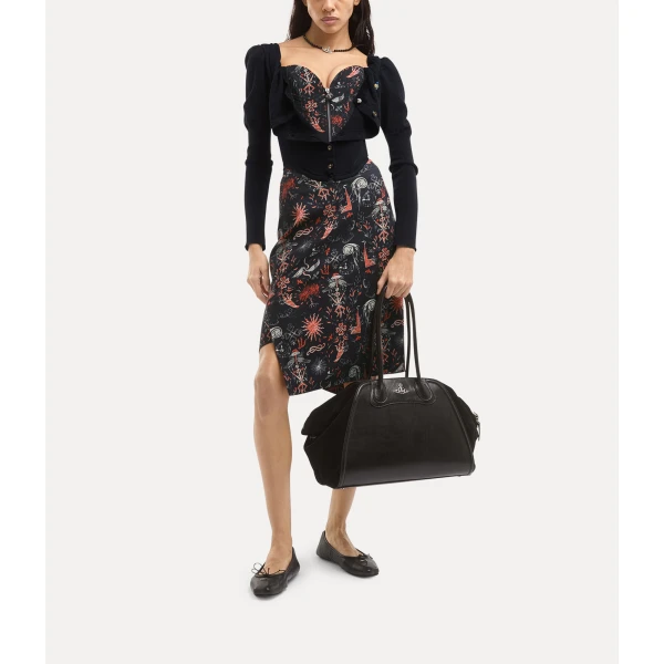 Vivienne Westwood Bea Corset Cardigan - Vivienne Westwood Knitwear - Punk Luxury - Shop at Coveti