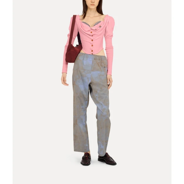 Vivienne Westwood Bea Corset Cardigan - Vivienne Westwood Knitwear - Punk Luxury - Shop at Coveti