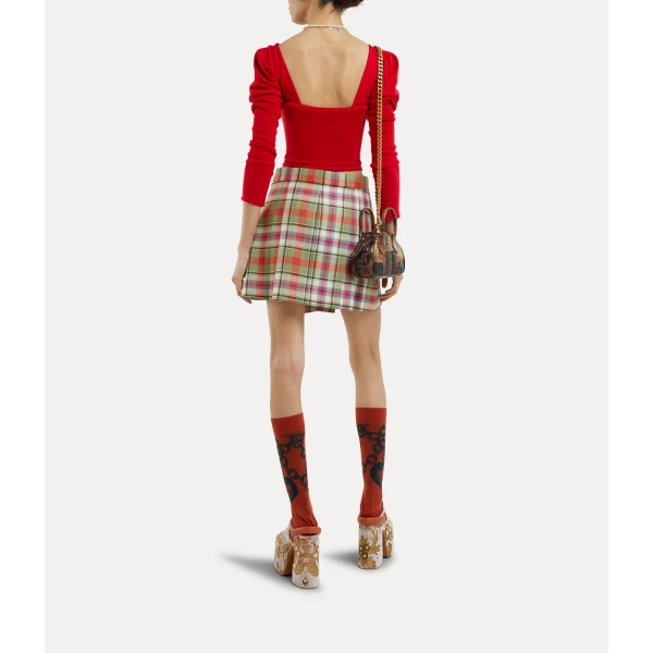 Vivienne Westwood Bea Corset Cardigan - Vivienne Westwood Knitwear - Punk Luxury - Shop at Coveti