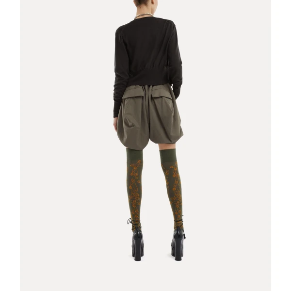 Vivienne Westwood Bea Cropped Cardigan - Vivienne Westwood Knitwear - Punk Luxury - Shop at Coveti