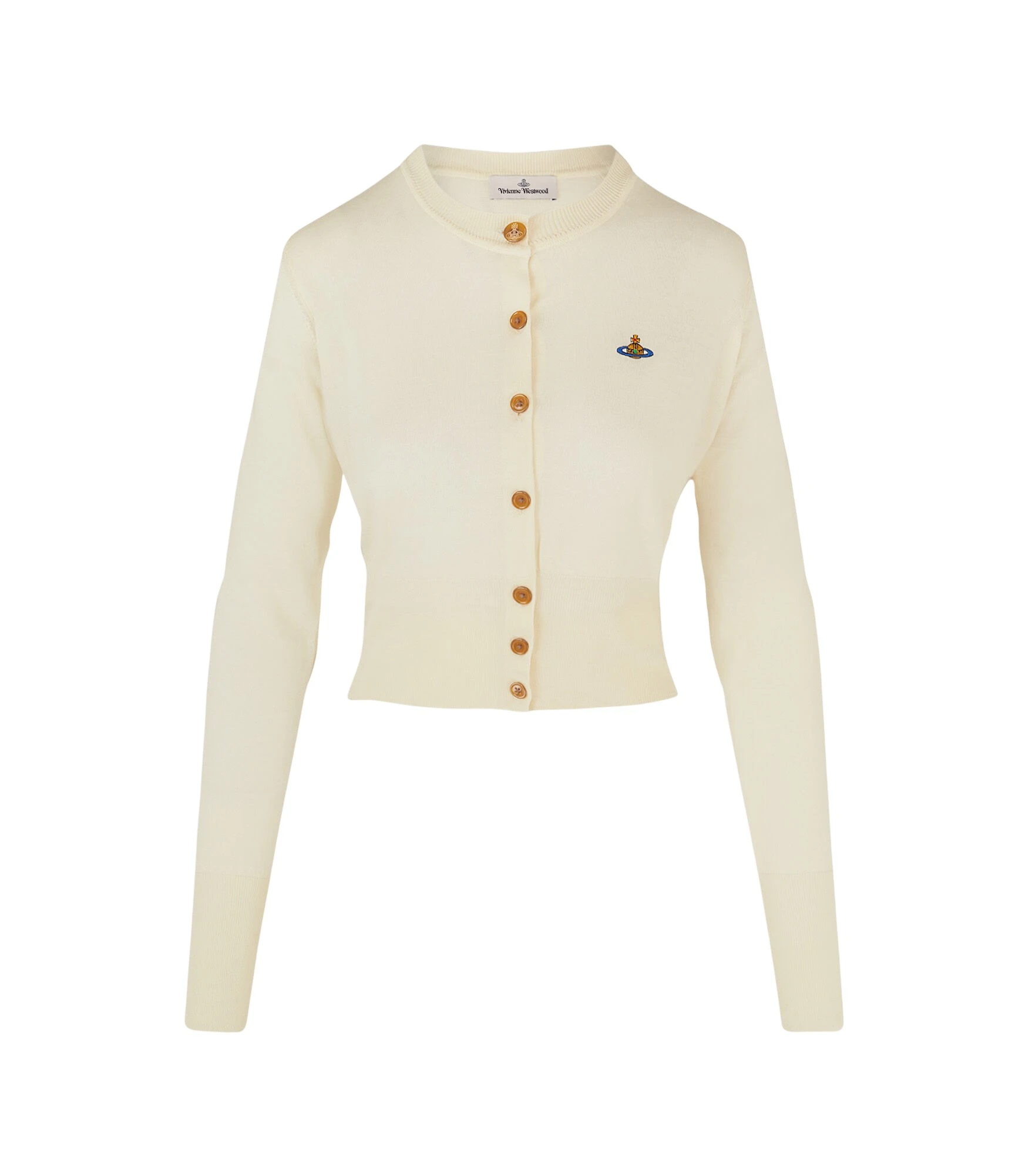 Bea-Cropped-Cardigan-Vivienne-Westwood-Knitwear-891251_nobg Vivienne Westwood Bea Cropped Cardigan - Vivienne Westwood Knitwear - Punk Luxury - Shop at Coveti