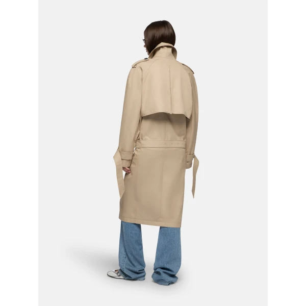 The Attico Beige Trench Coat, view 3
