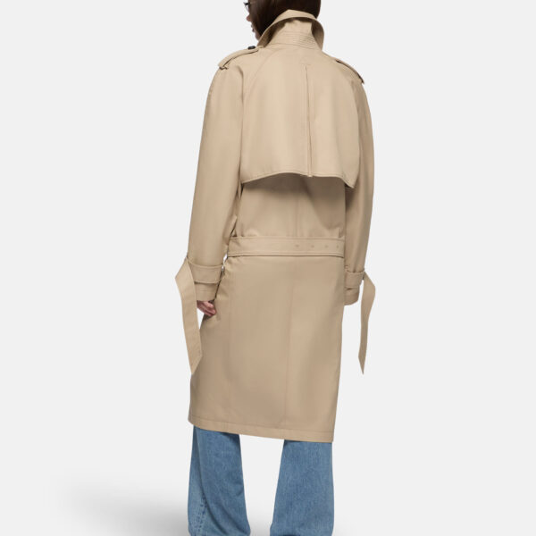 The Attico Beige Trench - The Attico Coats - Designed by Gilda Ambrosio & Giorgia Tordini - Shop at Coveti