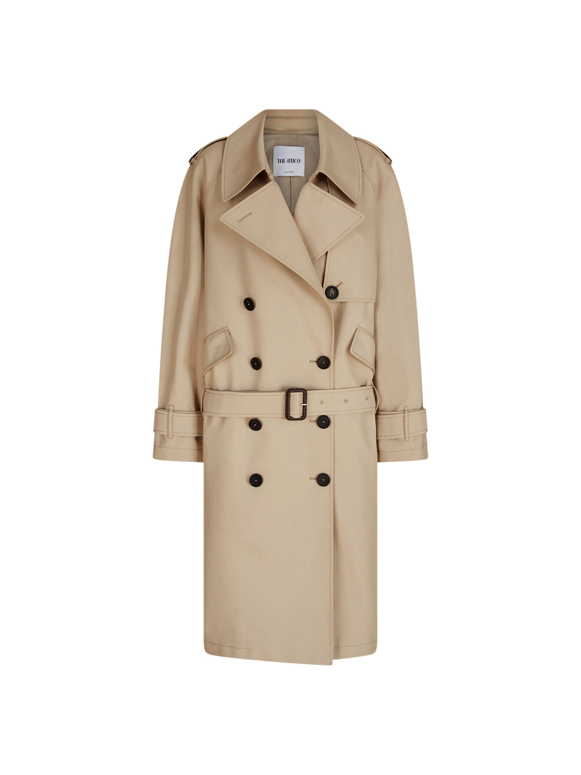 The Attico Beige Trench - The Attico Coats - Designed by Gilda Ambrosio & Giorgia Tordini - Shop at Coveti The Attico Beige Trench - The Attico Coats - Designed by Gilda Ambrosio & Giorgia Tordini - Shop at Coveti