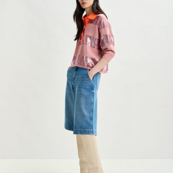 Essentiel Antwerp Bermuda pants - Essentiel Antwerp Pants - Colorful Belgian Design - Shop at Coveti