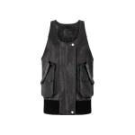 The Attico Black Blouson - The Attico Knitwear - Designed by Gilda Ambrosio & Giorgia Tordini - Shop at Coveti