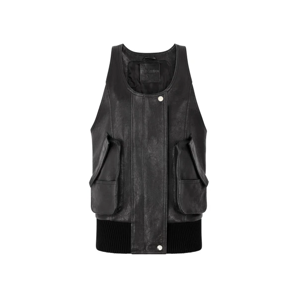 The Attico Black Blouson Knit