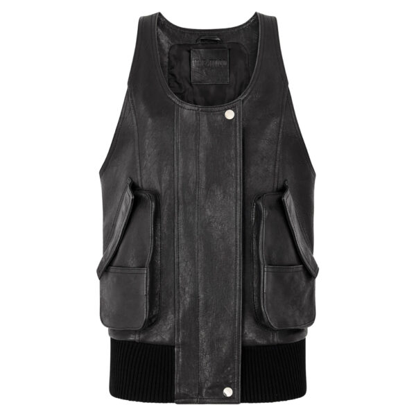 The Attico Black Blouson - The Attico Knitwear - Designed by Gilda Ambrosio & Giorgia Tordini - Shop at Coveti