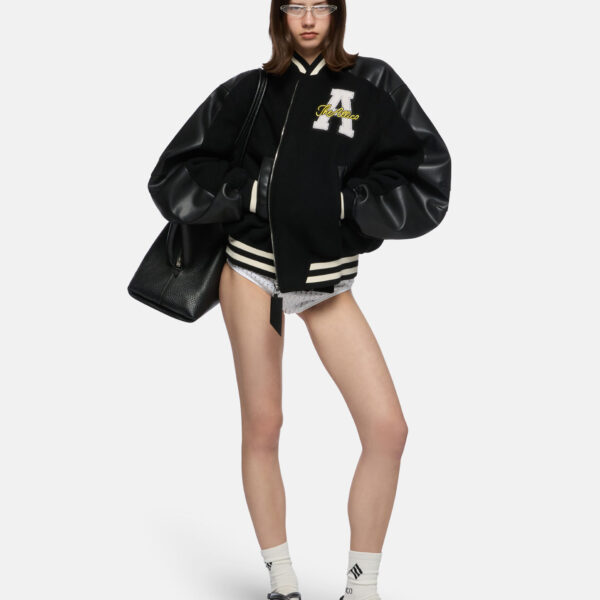 The Attico Black Bomber - The Attico Jackets - Designed by Gilda Ambrosio & Giorgia Tordini - Shop at Coveti