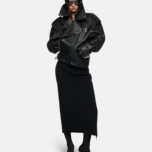 The Attico Black Bomber - The Attico Jackets - Designed by Gilda Ambrosio & Giorgia Tordini - Shop at Coveti
