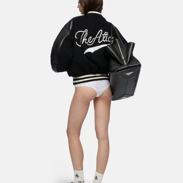 The Attico Black Bomber - The Attico Jackets - Designed by Gilda Ambrosio & Giorgia Tordini - Shop at Coveti