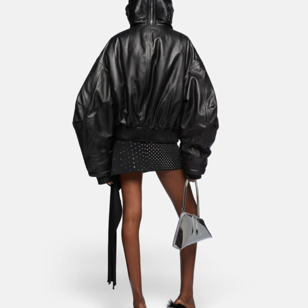 The Attico Black Bomber - The Attico Jackets - Designed by Gilda Ambrosio & Giorgia Tordini - Shop at Coveti