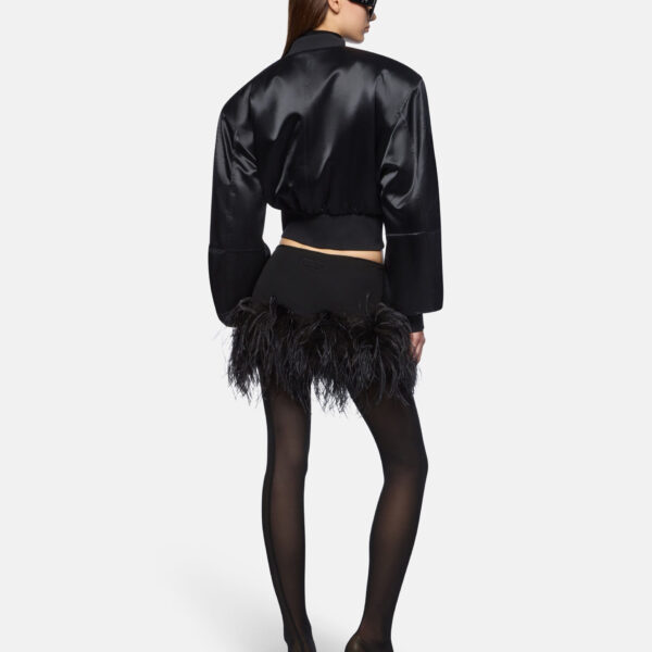 The Attico Black Bomber - The Attico Jackets - Designed by Gilda Ambrosio & Giorgia Tordini - Shop at Coveti