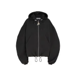 The Attico Black Bomber - The Attico Jackets - Designed by Gilda Ambrosio & Giorgia Tordini - Shop at Coveti