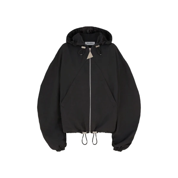The Attico Black Bomber Jacket