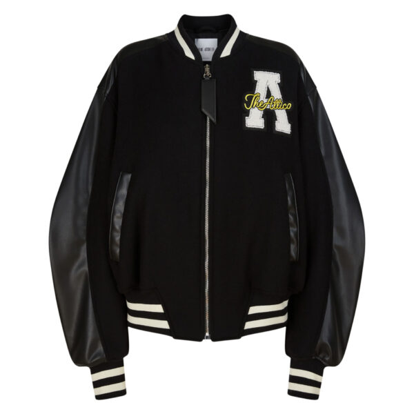 The Attico Black Bomber - The Attico Jackets - Designed by Gilda Ambrosio & Giorgia Tordini - Shop at Coveti