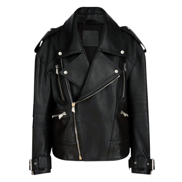 The Attico Black Bomber - The Attico Jackets - Designed by Gilda Ambrosio & Giorgia Tordini - Shop at Coveti