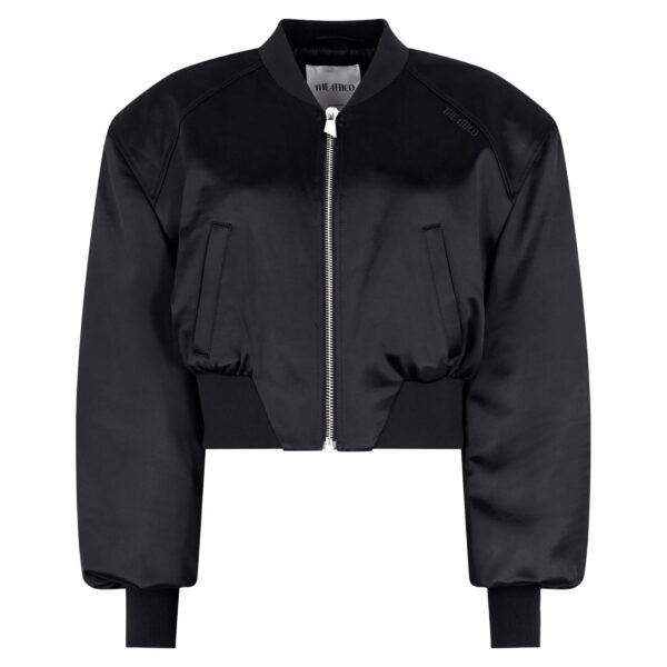 The Attico Black Bomber - The Attico Jackets - Designed by Gilda Ambrosio & Giorgia Tordini - Shop at Coveti